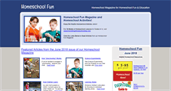 Desktop Screenshot of homeschoolfun.com